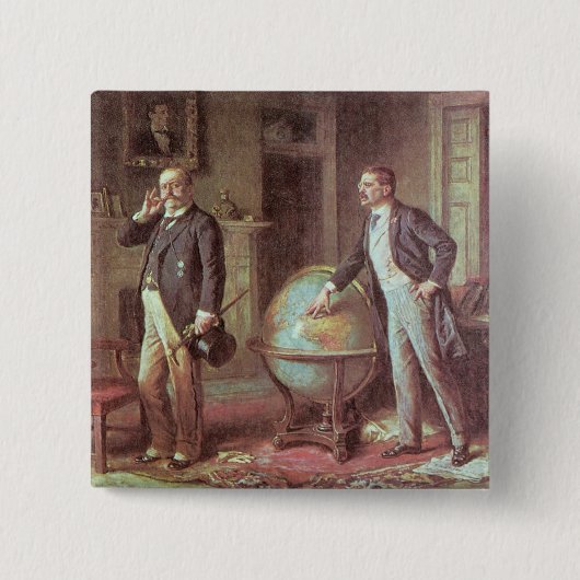 セオドア・ルーズベルト大統領 缶バッジ (正面)