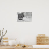 セオドア・ルーズベルト感動的引用文「決定」 ポスター (キッチン)