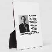 セオドア・ルーズベルト最高のの決断瞬間 フォトプラーク (側面)