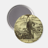 セオドア・ルーズベルト話大統領の1903年 マグネット (正面/裏面)