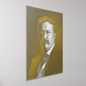 セオドア・ルーズベルト・テディ共和党 箔ポスター (レイダウン)