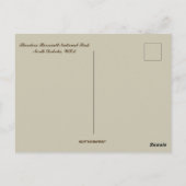 セオドア・ルーズベルト・ナショナルパーク ノースダコタ ポストカード (裏面)