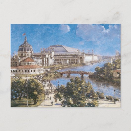 セオドア・ロビンソンによる世界コロンビア博覧会 ポストカード (正面)