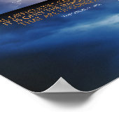 セオドアN.ベイル感動的引用文「克服」 ポスター (角)