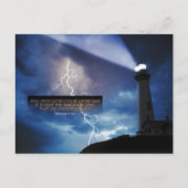 セオドアN.ベイル感動的引用文「克服」 ポストカード (正面)