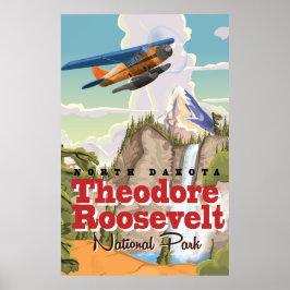 セオドアRooseveltパークヴィンテージ旅行ポスター ポスター