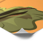 セオドアRooseveltパークヴィンテージ旅行ポスター ポスター (角)