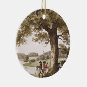 セオドライト(colouによって調査しているHumphrey Repton セラミックオーナメント (右)