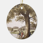 セオドライト(colouによって調査しているHumphrey Repton セラミックオーナメント (左)