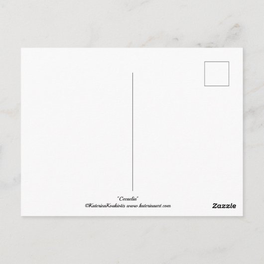 セカエリア神話のマーメイド葉書 ポストカード (裏面)