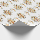 セカダウィングフローラルパターン ラッピングペーパー (角)