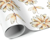 セカダウィングフローラルパターン ラッピングペーパー (ロールコーナー)