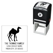 セカンダリラクダのシルエット名アドレス セルフインキングスタンプ (インサイチュ)