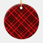 セカンドクリスカスタムマス家族フォト文字テンプレート セラミックオーナメント (裏面)