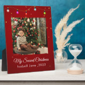 セカンドクリスカスタムマス家族フォト文字テンプレート フォトプラーク (側面)