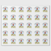 セカンドグレードのサッカーファンタジーラグビーに取り組む準備 ラッピングペーパー (フラット)