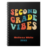 セカンドグレードビベス新学期レトロ ノートブック (正面)