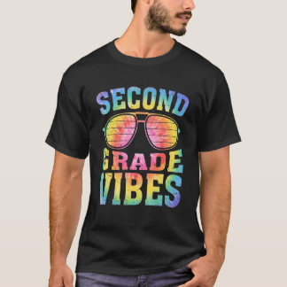 セカンドグレードビベス絞り染めグラス新学期 Tシャツ