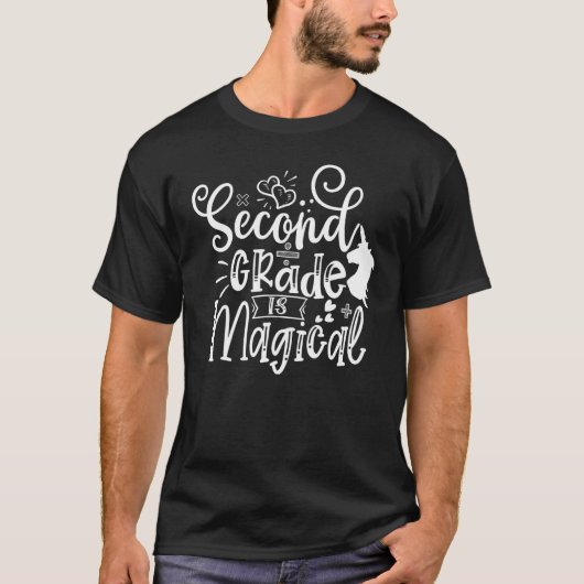セカンドグレードマジカルユニコーン新学期1 Tシャツ (正面)