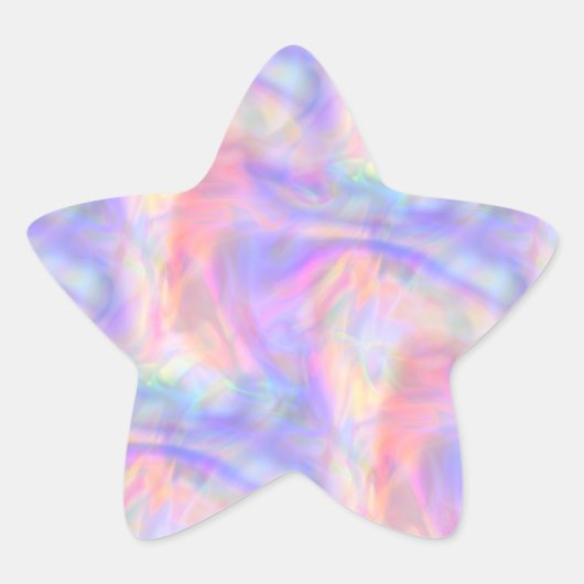 セカンドサイト – holo pastel : 星シール (正面)