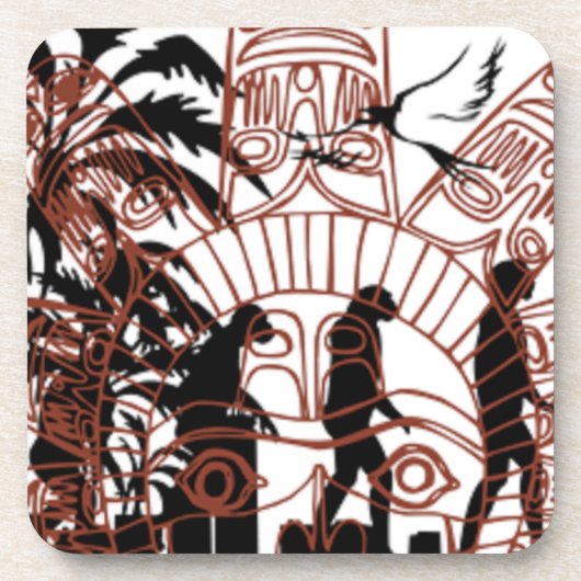 セカンドシフトワーカーデザインコースター コースター (正面)