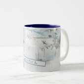 セカンドシースケープコラージュ ツートーンマグカップ (正面右)