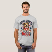 セカンドチャンスは最高の愛犬Tシャツ Tシャツ (正面フル)