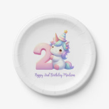 セカンドバースデー 2歳の誕生日 ユニコーン ガールズ パーティー
