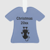 セカンドプレイス醜いクリスマスセーターコンテストオーナメント オーナメント (裏面)