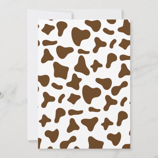 セカンドロデオウェスタン女性のカーボーイセカンドバースデー 招待状 (裏面)