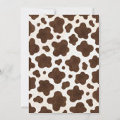 セカンドロデオウエスタンカウボーイ誕生日招待状 招待状 (裏面)