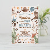 セカンドロデオカウボーイワイルドウェスト誕生日パーティー 招待状 (スタンド正面)