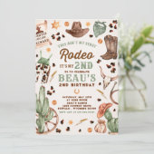 セカンドロデオカウボーイワイルドウェスト誕生日パーティー 招待状 (スタンド正面)