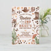 セカンドロデオカウボーイワイルドウェスト誕生日パーティー 招待状 (スタンド正面)