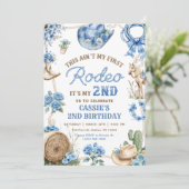 セカンドロデオカウボーイワイルドウェスト誕生日パーティー 招待状 (スタンド正面)