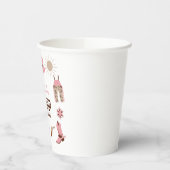 セカンドロデオピンクウェスタンカウボーイ2nd誕生日 紙コップ (左)