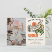 セカンドロデオ西カウボーイ第2バースデーフォト 招待状 (スタンド正面)