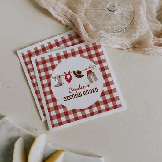 セカンドロデオ西カウボーイ2nd誕生日 スタンダードカクテルナプキン