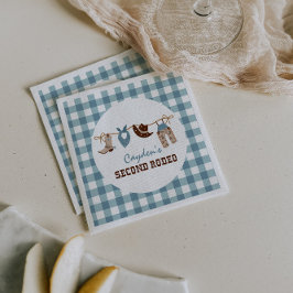 セカンドロデオ西カウボーイ2nd誕生日 スタンダードカクテルナプキン