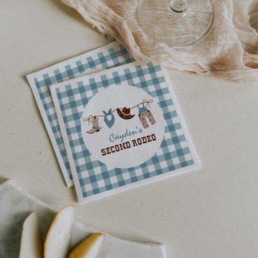 セカンドロデオ西カウボーイ2nd誕生日 スタンダードカクテルナプキン