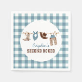 セカンドロデオ西カウボーイ2nd誕生日 スタンダードカクテルナプキン (正面)