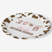 セカンドロデオ西カウボーイ2nd誕生日 ペーパープレート (アングル)