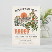 セカンドロデオ西カウボーイ2nd誕生日 招待状 (スタンド正面)