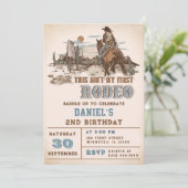 セカンドロデオ西カウボーイ2nd誕生日 招待状 (スタンド正面)