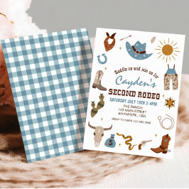 セカンドロデオ西カウボーイ2nd誕生日 招待状