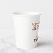 セカンドロデオ西カウボーイ2nd誕生日 紙コップ (右)