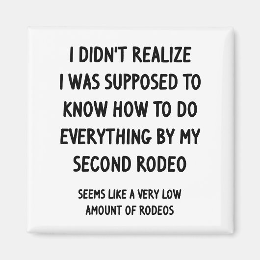 セカンドロデオ マグネット (正面)