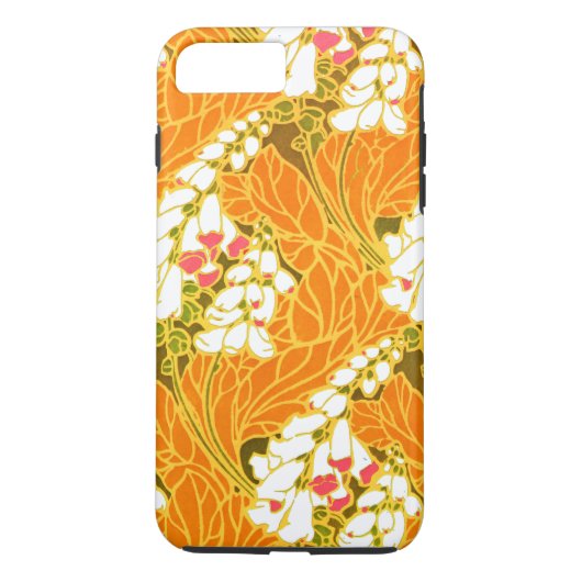 セガイアールヌーボー白い鐘型の花 Case-Mate iPhoneケース (裏面)