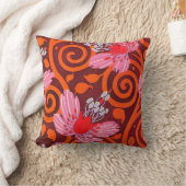 セガイズピンクの花 クッション (ブランケット)