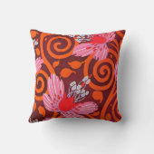 セガイズピンクの花 クッション (裏面)